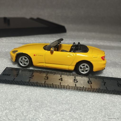Honda S 2000  1:64 Welly,  7 см модель японского автомобиля