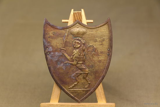 Киверная бляха армии НАПОЛЕОНА, линейный полк. ВОЙНА 1812 год. Распродажа коллекции вещей. С РУБЛЯ! АУКЦИОН!