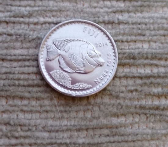 Werty71 Фиджи 5 центов 2012 Лали Рыба