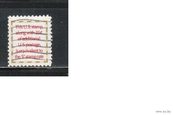 США-1991, (Мих.2117),  гаш. , Стандарт, Доплата(одиночка),