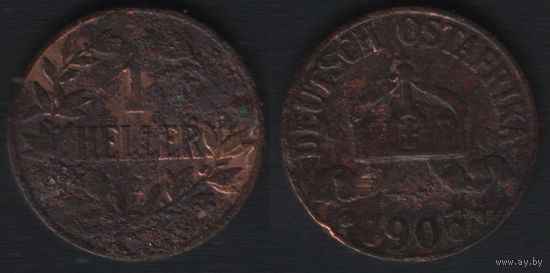 Германская Восточная Африка km7 1 геллер 1905 года (6873