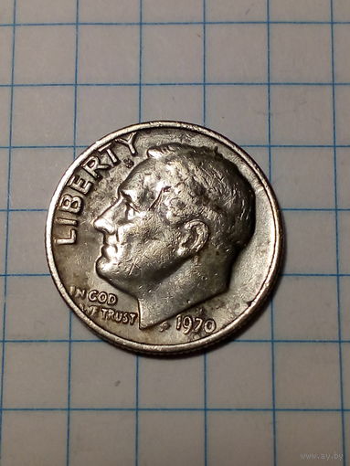 10 центов США 1970   год
