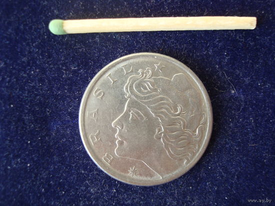 Монета 50 центавос, 1976 г, Бразилия.