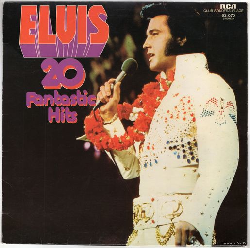 LP Elvis Presley '20 Fantastic Hits'