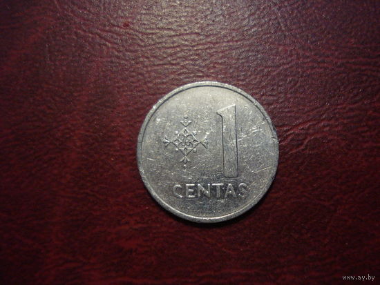 1 цент 1991 года Литва