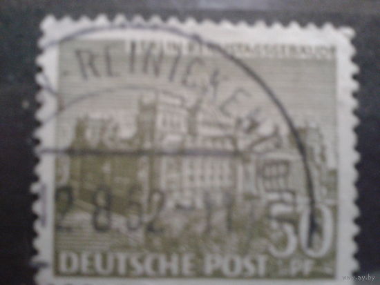 Берлин 1949 стандарт 50пф рейстаг Михель-0,5 евро гаш.