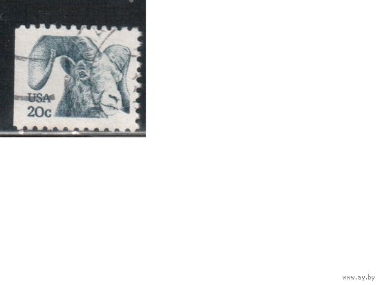 США-1982, (Мих.1523 D) , гаш. , Стандарт , Фауна(одиночка)