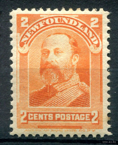 Британские колонии - Ньюфаундленд - 1897г. - принц Эдуард, 2 с - 1 марка - MH [Mi 60]. #3-WB-92-A-1