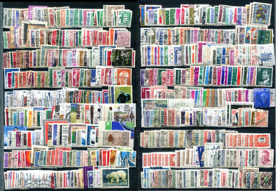 Марки разных стран 2 - 500+ марок - гашёные. #O-W-128-D-1