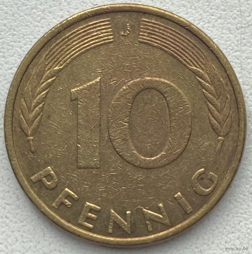Германия 10 пфеннигов 1994 г. J