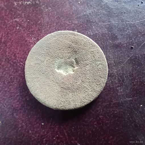 Грош Августа толстого с надчеканом