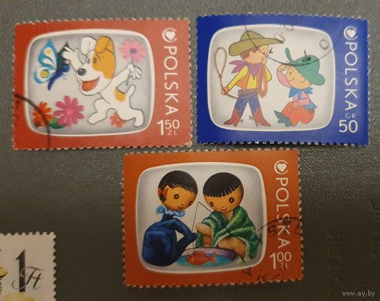 Польша мультики 3шт