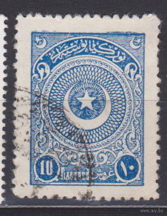 Герб Полумесяц и звезда Турция 1924 год лот 6 менее 30 % от каталога по курсу 3 р