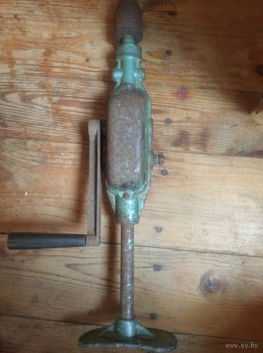 ДРЕЛЬ ручная механическая СССР. Рабочая.