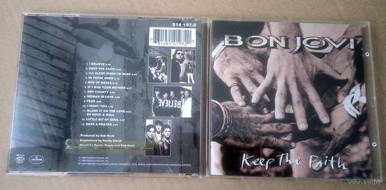 BON JOVI - Keep The Faith (аудио CD 1992 GERMANY)