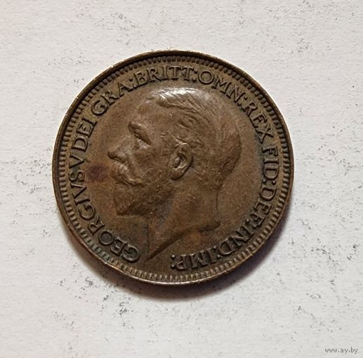 Великобритания 1 фартинг, 1929