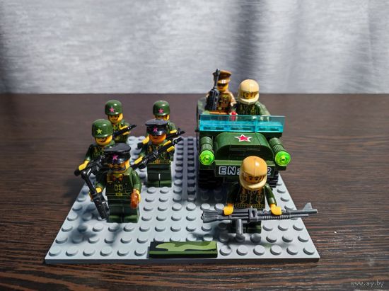Фигурка Лего человечки фигурки конструктор солдатики солдат набор машинка игрушка lego аналог Enlighten