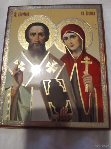 Икона Киприан и Юстина 16/14