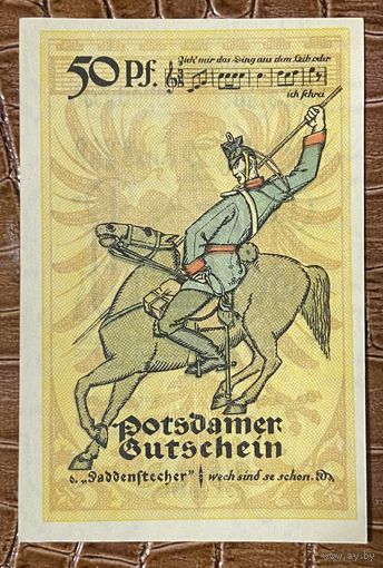 Нотгельд 50 пфеннигов 1921 год. Потсдам . Веймарская республика