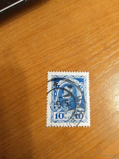 1913 Россия Загорский 113 гашение Цитовяны Ковенской губернии царь (1-9)