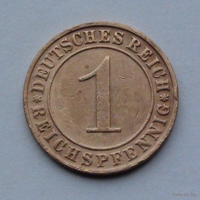 Германия 1 рейхспфенниг, 1929 D