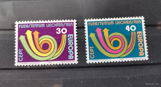 Лихтенштейн 1973г. Марки ЕВРОПА .Полная серия **
