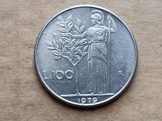 Италия 100 лир, 1979г. (D-107)