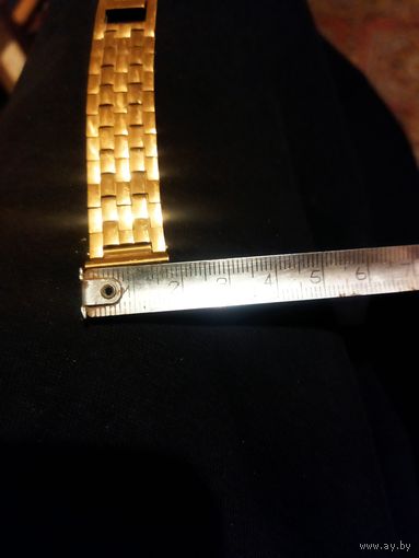 Браслет позолоченный 18к для часов.