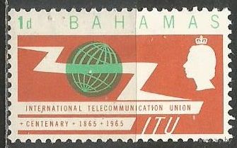 Багамы. 100 лет Международному Союзу электросвязи. 1965г. Mi#224.