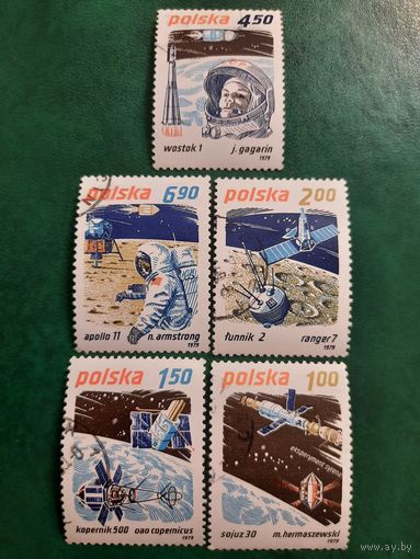 Польша 1979. Космонавтика. Исследования космоса. Полная серия