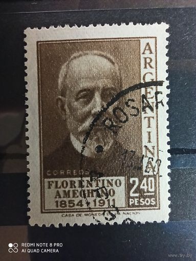 Аргентина 1956 г.Флорентино Амегино.