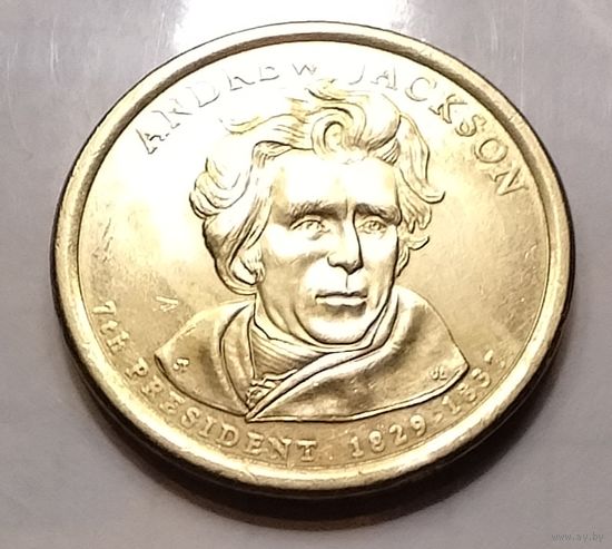 1 доллар США 2008 г. 7-й Президент Эндрю Джексон