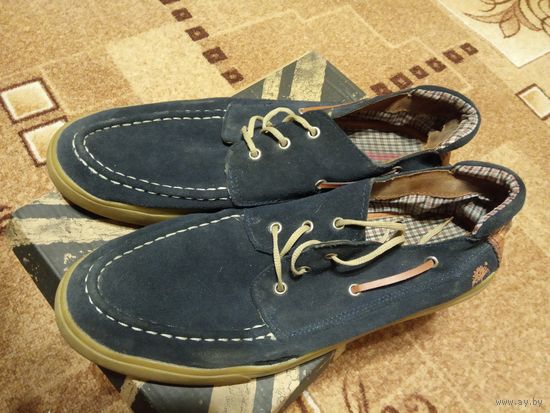 Туфли мокасины Англия Timberland 43 синие.