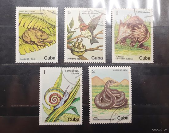 Куба. 1984 год. Фауна (575)