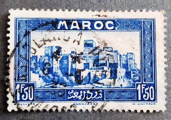 Марка Марокко 1933 год Местные мотивы