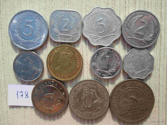 11 монет иностранных