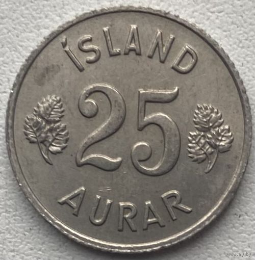 Исландия 25 эйре 1963 г.