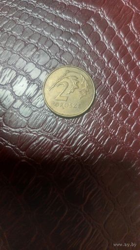 Монета 2 гроша 1999г. Польша.