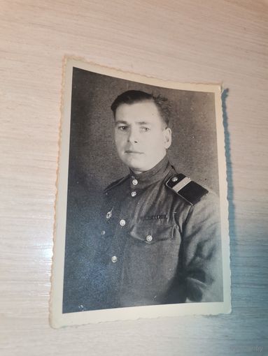 Фото военнослужащего 1950-60-е года, размер 10*7 см.