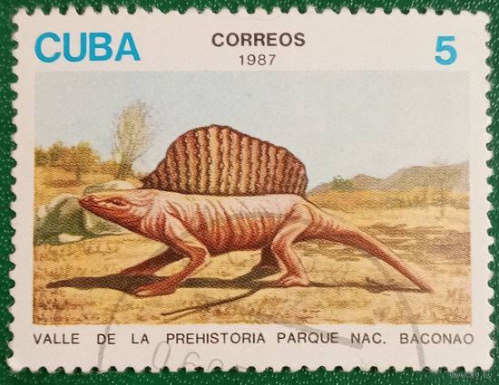 Куба 1987. Диметрон хищное синапсидное животное