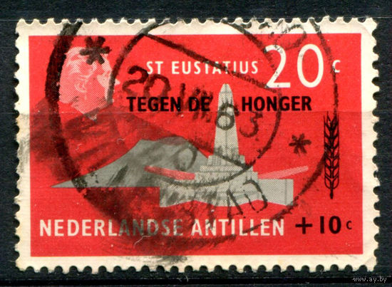 Нидерландские Антильские острова - 1963г. - свобода от голода - 1 марка - полная серия, гашёная [Mi 127]. #3-WB-85-A-1