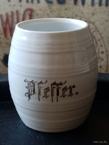 Старинная перечница бочонок для перца Villeroy & Boch Dresden Германия