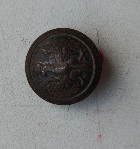 Военная пуговица Польша