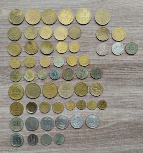 Копейки ранние советы СССР большой лот 58 шт