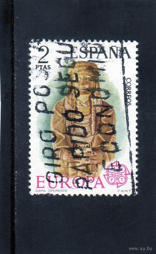 Испания.Ми-2072.ЕВРОПА: Каменные скульптуры Серия: Европа (C.E.P.T.) 1974 - Скульптуры.1974.