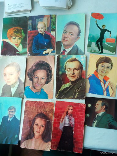 Открытки. КИНОАртисты и артисты эстрады  СССР 1970-1974 г