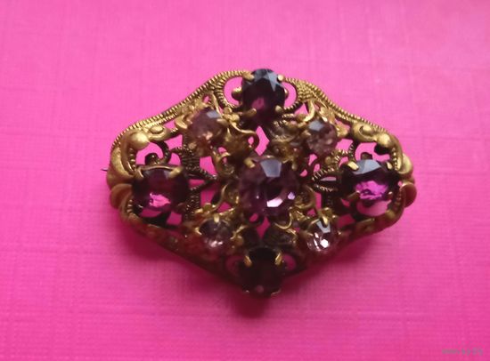 Красивая Винтажная Брошь