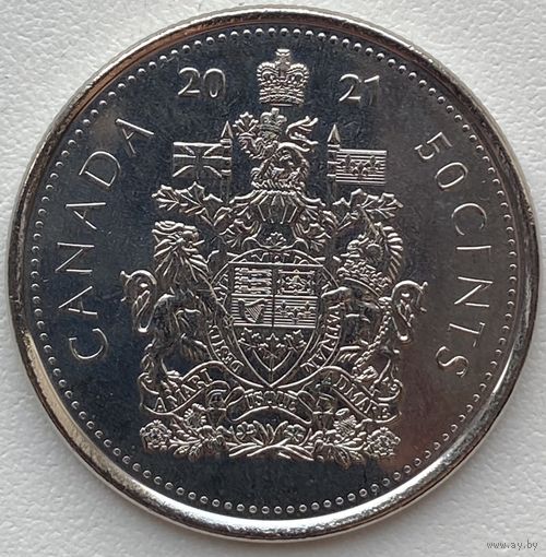Канада 50 центов 2021 г.