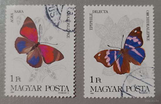 Венгрия 1984, бабочки