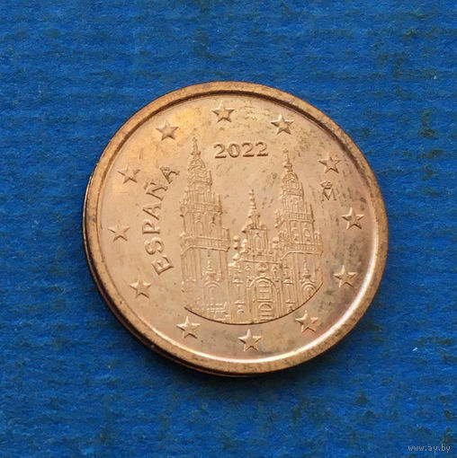 Испания 2 евроцента 2022
